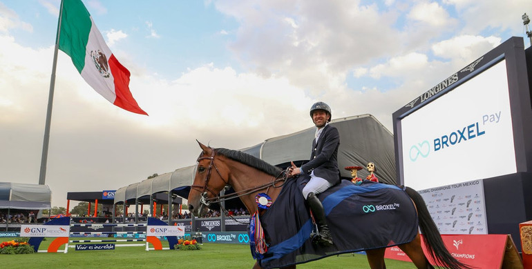 Simon Delestre and Olga van de Kruishoeve dazzle on first day of Longines Global Champions Tour of Mexico City