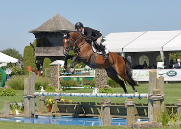 Shane Sweetnam made sure it was another Irish win at the Hampton Classic. Photo (c) Shawn McMillen.