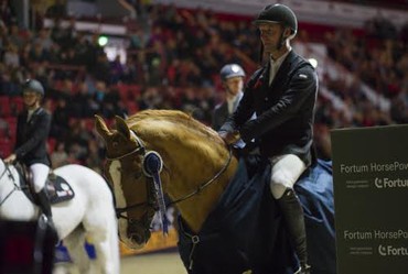 Jur Vrieling won in Helsinki. Photo (c) Helsinki International Horse Show.