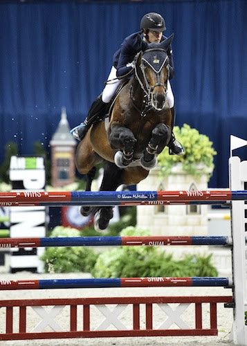 Nicola Philippaerts finished third on H&M Forever D Arco Ter Linden.