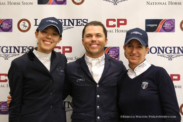 Karen Polle, Kent Farrington and Laura Kraut.