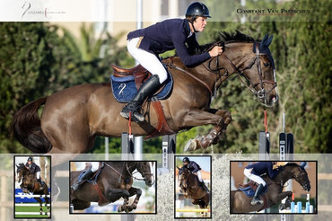 Rioso van de Kapel with Constant van Paesschen in the saddle. Photo provided by Van Paesschen Equestrian Center.