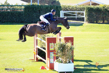 William Whitaker and Fandango won Friday's Longines Ranking class at the Sunshine Tour. Photo (c) Sunshine Tour.