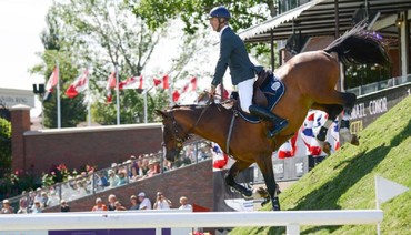 Richard Spooner with Cristallo. Photo (c) Spruce Meadows Media Services.