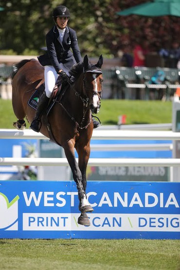 McKayla Langmeier and Classic Care. Photo (c) Spruce Meadows Media Services.