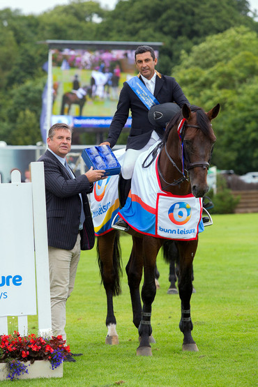 Juan Carlos Garcia won the Bunn Leisure Trophy at Hickstead. Photo (c) Craig Payne.