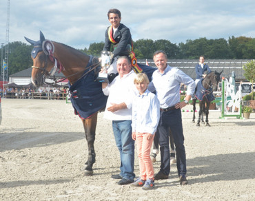 Marlon Zanotelli has had a weekend of top results, and finished off with winning the CSI4* Grand Prix in Zandhoven. Photo (c) De Kraal International.