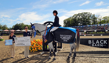 Jessica Springsteen and Cynar Va won the CSI5* Saugerties $1 Million Grand Prix. Photo (c) ESI Photography.