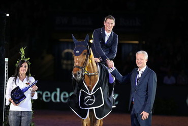 Daniel Deusser and Happiness van't Paradijs won the Mercedes German Master in Stuttgart. Photo (c) Stuttgart German Masters.