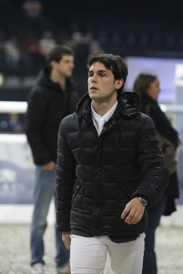 Sergio Alvarez Moya walking the course in Zürich