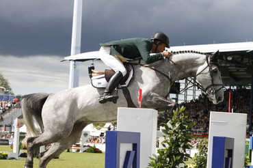 Rodrigo Pessoa riding Winsom in the Aachen Grand Prix.