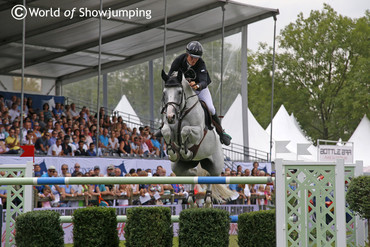 Citizenguard Toscan de Sainte Hermelle with Constant van Paesschen in the saddle. Photo (c) Jenny Abrahamsson.