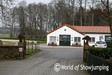 Nadja and Carl Hanley's beautiful stable outside Osnabrück, Germany.