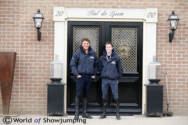 Jeroen and his extremely talented stable jockey Sjaak Sleiderink at home in Weerselo.