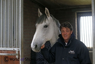 One of Jeroen's best horses, the beautiful stallion Quality Time TN, will hopefully be back in the ring this summer. 