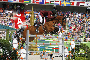 Shaikh Ali bin Khali Al Thani with Vienna Olympic