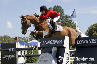 Katie Dinan and Nougat du Vallet at Hickstead in 2013. All photos (c) Jenny Abrahamsson.