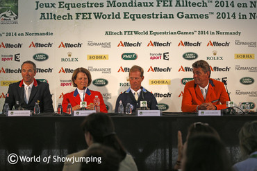 The four amazing riders who are ready for Sunday's big final. Photo (c) Jenny Abrahamsson. 