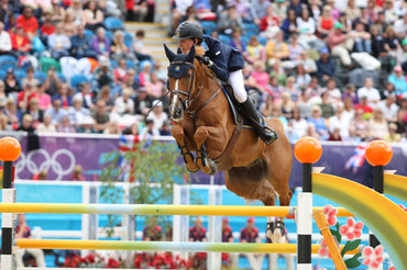 Henrik von Eckermann and Allerdings did a fantastic job and were clear again for Sweden. Photo by © 2012 Ken Braddick/dressage-news.com.