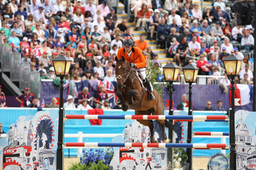 Marc Houtzager and Tamino rode their second clear at the Games today. Photo by © 2012 Ken Braddick/dressage-news.com.