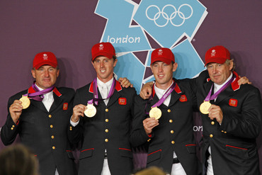 The gold winning British team; Peter, Ben, Scott and Nick.