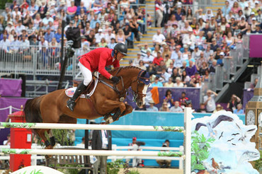 Rich Fellers and Flexible ended up as the best American couple. Photo by © 2012 Ken Braddick/dressage-news.com.