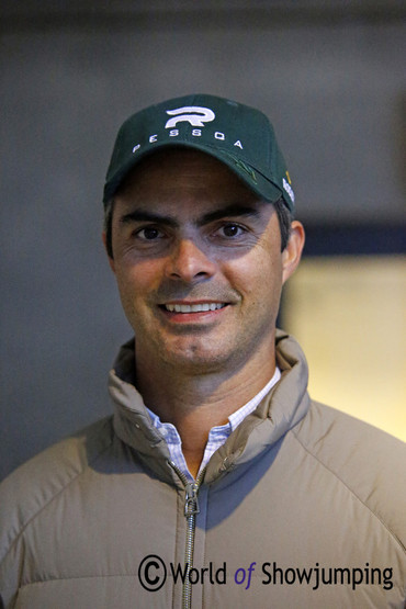 Rodrigo Pessoa comments on the Europeans for WoSJ. Photo (c) Jenny Abrahamsson.