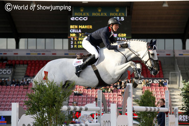 Ben Maher and Cella produced a great round the first day in Herning, giving them the lead so far. All photos (c) Jenny Abrahamsson. 