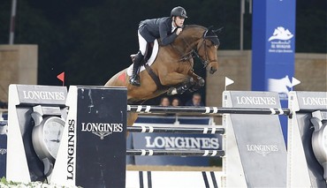 Scott Brash took home the Longines Global Champions Tour title for 2014 in Doha. Photo (c) Stefano Grasso/LGCT.