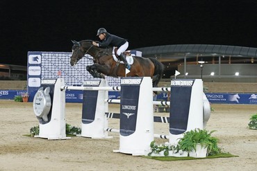 Rolf-Göran Bengtsson won the Longines Global Champions Tour Grand Prix in Doha on Casall Ask. All photos (c) Stefano Grasso/LGCT.