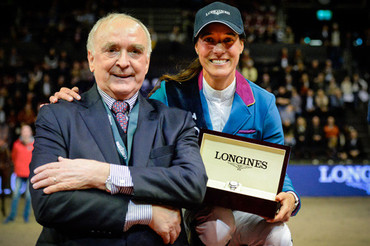 Luciana Diniz won the Grand Prix in Basel. Photo (c) Longines Public Relations.