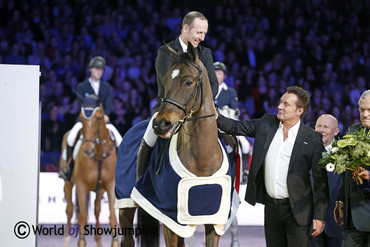 Leon Thijssen - leading rider in Amsterdam. Photo (c) Jenny Abrahamsson.