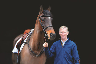 Former auction horse - Callas by Casall - Coriano with her owner Jos Lansink.