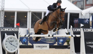 Darragh Kenny with Belle Rock. Photo (c) Sportfot/LGCT.