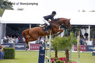 Edwina Tops-Alexander with Old Chap Tame. Photo (c) Jenny Abrahamsson.