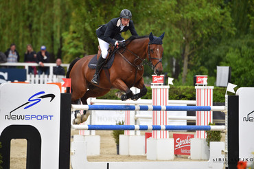 Martin Fuchs and Uzo van het Hobos Z won the Gold Tour in Linz. Photo © sIBIL sLEJKO.