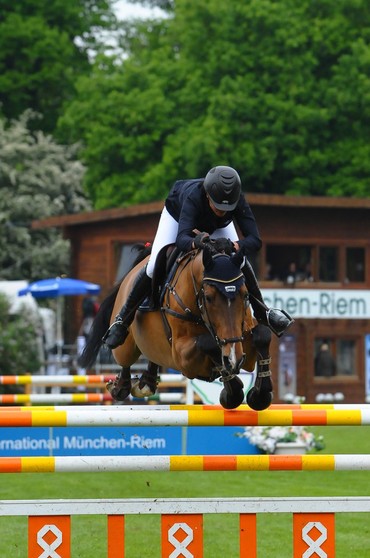 Katrin Eckermann won the Grand Prix qualifier in München on Carlsberg. Photo (c) Maximilian Schreiner. 