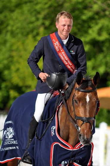 Bastian Freese and Dindia de Jucaso went to the top in Friday's Longines Ranking class at the Baltica Tour. Photo (c) Baltica Tour.