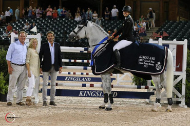 Kristen Vanderveen and Bull Run's Faustino De Tili. Photo (c) Sportfot.