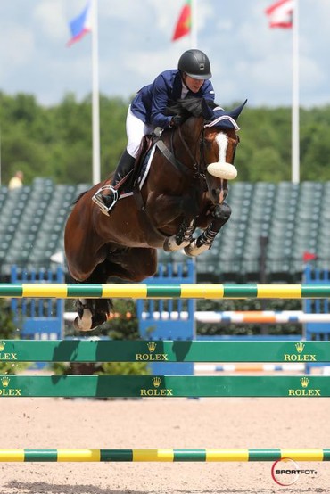 Christine McCrea and Wannick WH. Photo ©Sportfot.