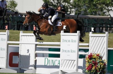 Beezie Madden of USA riding Simon. Photo © Spruce Meadows Media Services