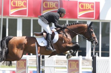 Eric Lamaze of CAN riding Coco Bongo. Photo © Spruce Meadows Media Services.