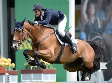 Quentin Judge and HH Whisky Royale.  Photo © Spruce Meadows Media Services.