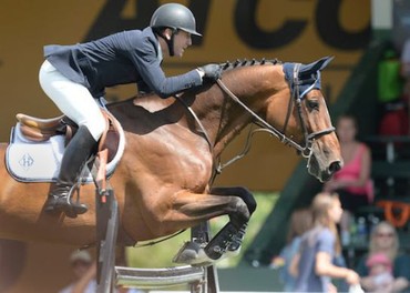 McLain Ward and HH Azur. Photo © Spruce Meadows Media Services.