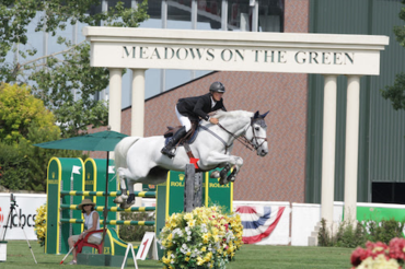 Richard Spooner of USA riding Chivas Z to victory at Spruce Meadows. Photo (c) Spruce Meadows Media Services.