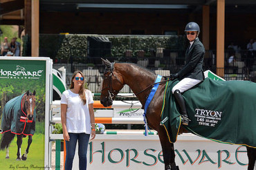 Candice King and Cuchica in their winning presentation. Photo ©LizCrawleyPhotography.