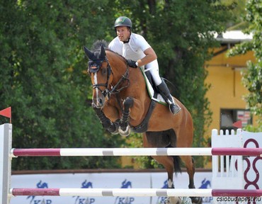 Gerfried Puck with Bionda 3. Photo (c) csiobudapest.hu.