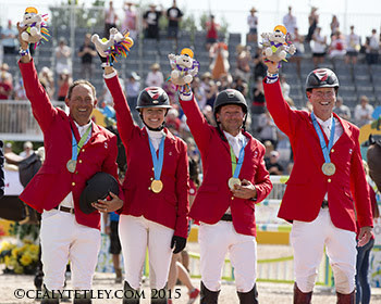 The Canadian Show Jumping Team. Photo © Cealy Tetley - www.tetleyphoto.com