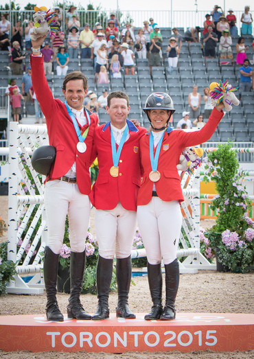 McLain Ward wins the Pan-AM gold medal. Photo by FEI.