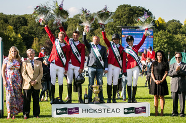 Team Belgium at Hickstead. Photo  (c) George Gunn Photography.